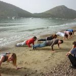 [en]: training on the beach
