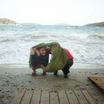 [en]: couple of participants on front of waves